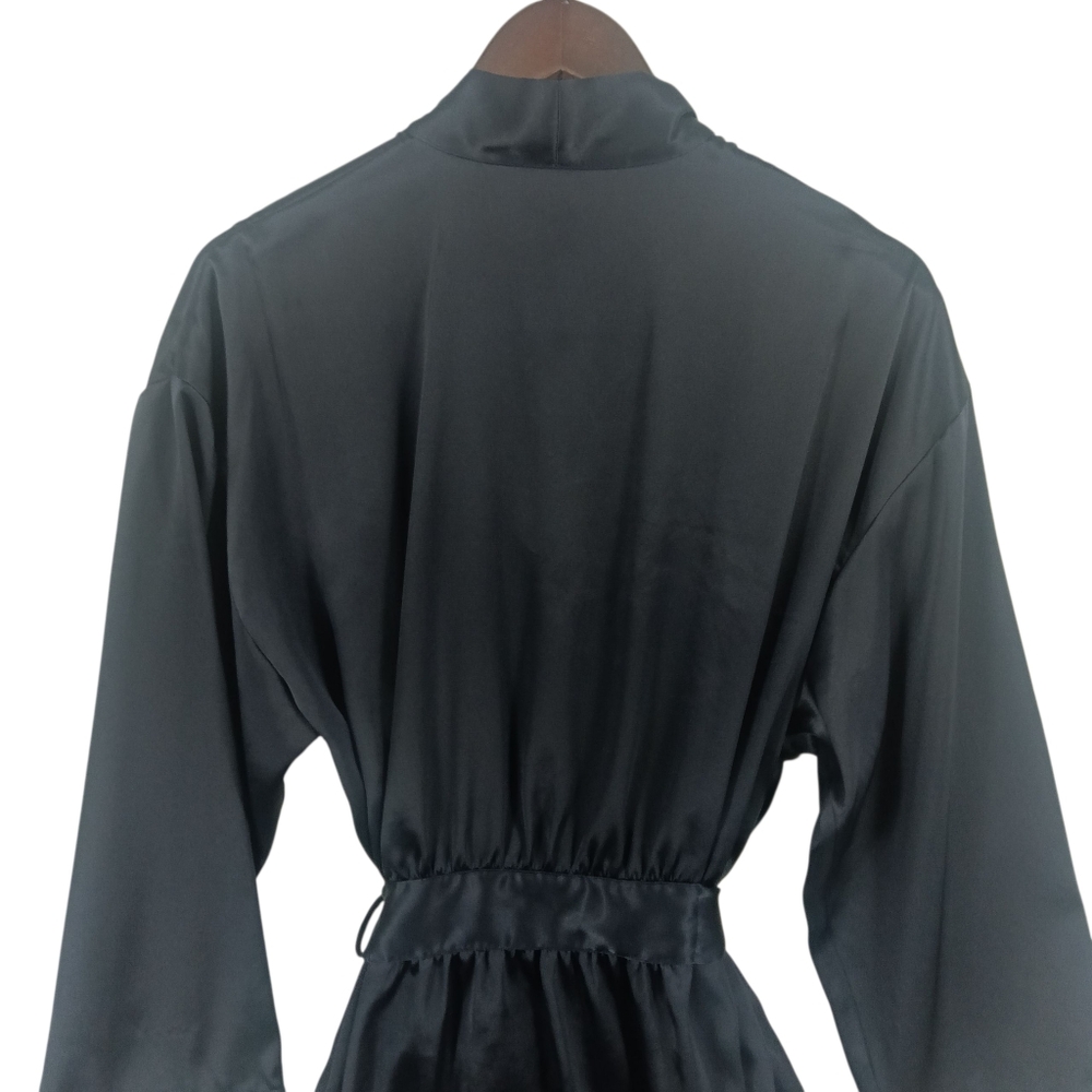 ❌️SOLD❌️Victoria's Secret Women's Belted Satin Kimono Robe One Size - Picture 6 of 9